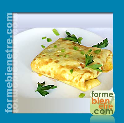 Omelette hyperprotine herbes de Provence