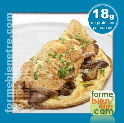 Omelette hyperprotine aux Cpes